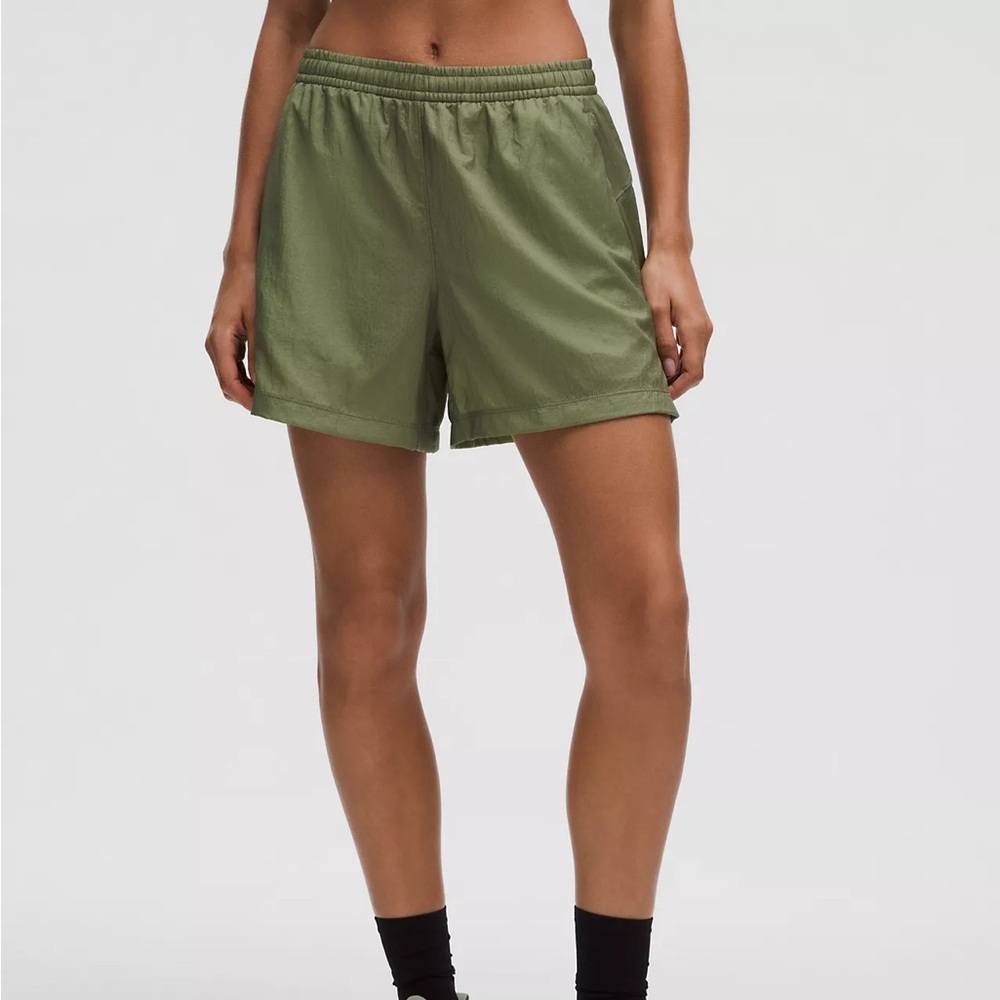 Lululemon Athletica Sage Green Athletic Shorts